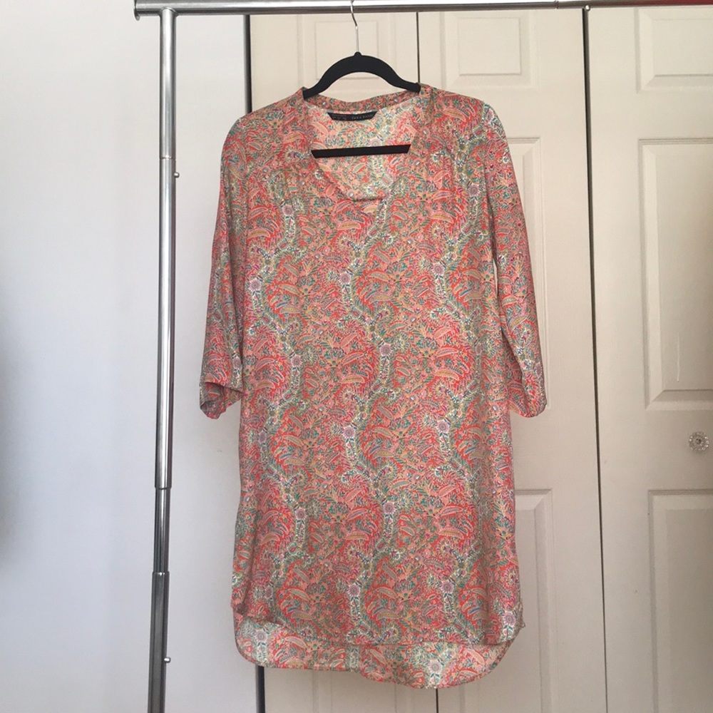 Zara Basic Printed Dress